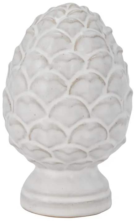 Cer, 6" Artichoke Deco, Ivory