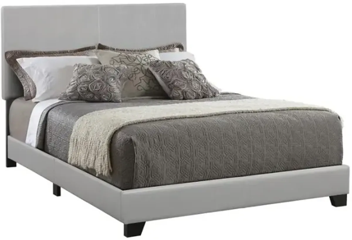 Dorian Upholstered Full Bed Grey