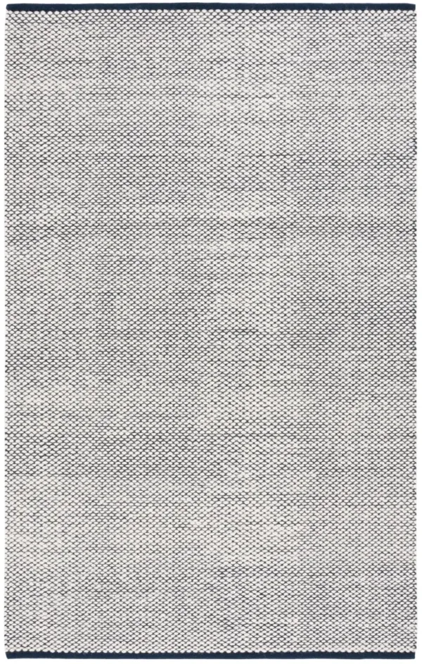 VERMONT 907 NAVY  8' x 10' Large Rectangle Rug