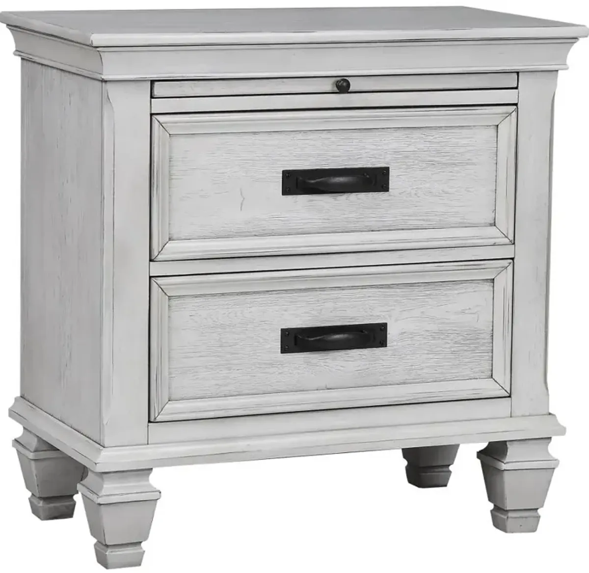 Earley 2-Drawer Nightstand Antique White