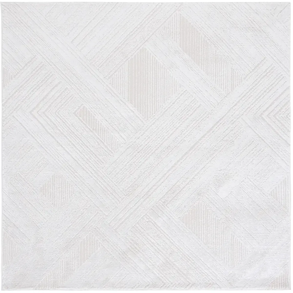 KINGSTON 112 IVORY  6'-7' x 6'-7' Square Square Rug