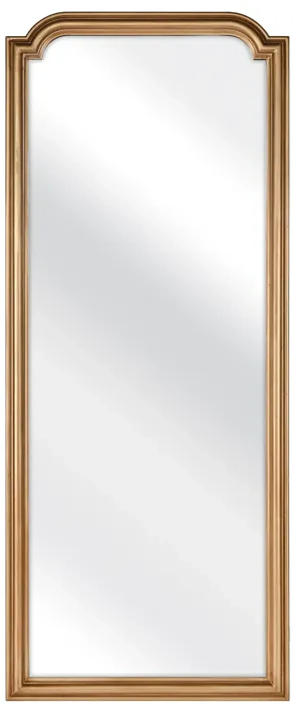 Maroney Floor Mirror - Brass