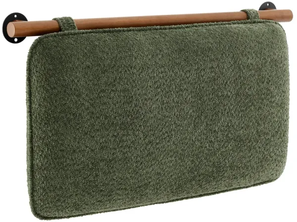 Anela Wall-Mounted Chenille Upholstered Twin Headboard by Modway