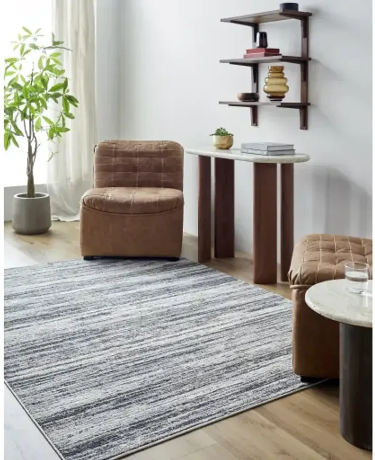 Marbella MBR-2301 6'7" x 9' Machine Woven Rug