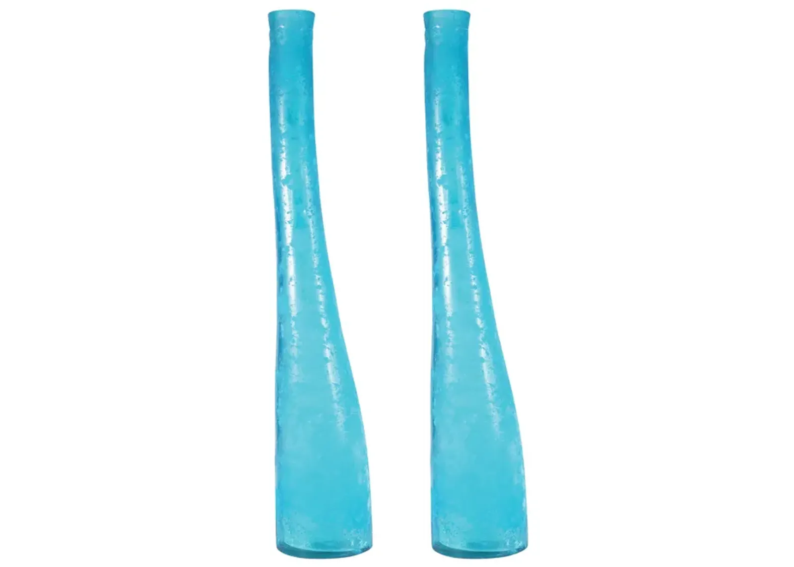 Voile 23-inch Bottles (Set of 2) - Textured Aroma Blue