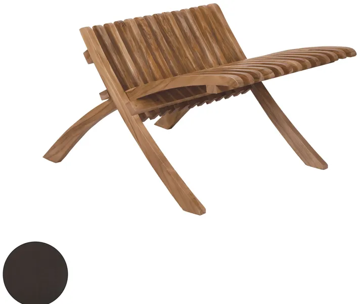 Teak Outdoor Folding Footrest