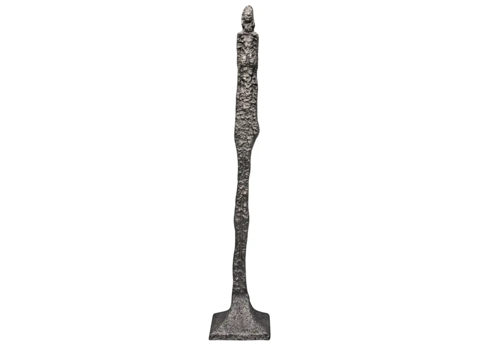 Metal, 69" Tribal Floor Sculpture, Bronze