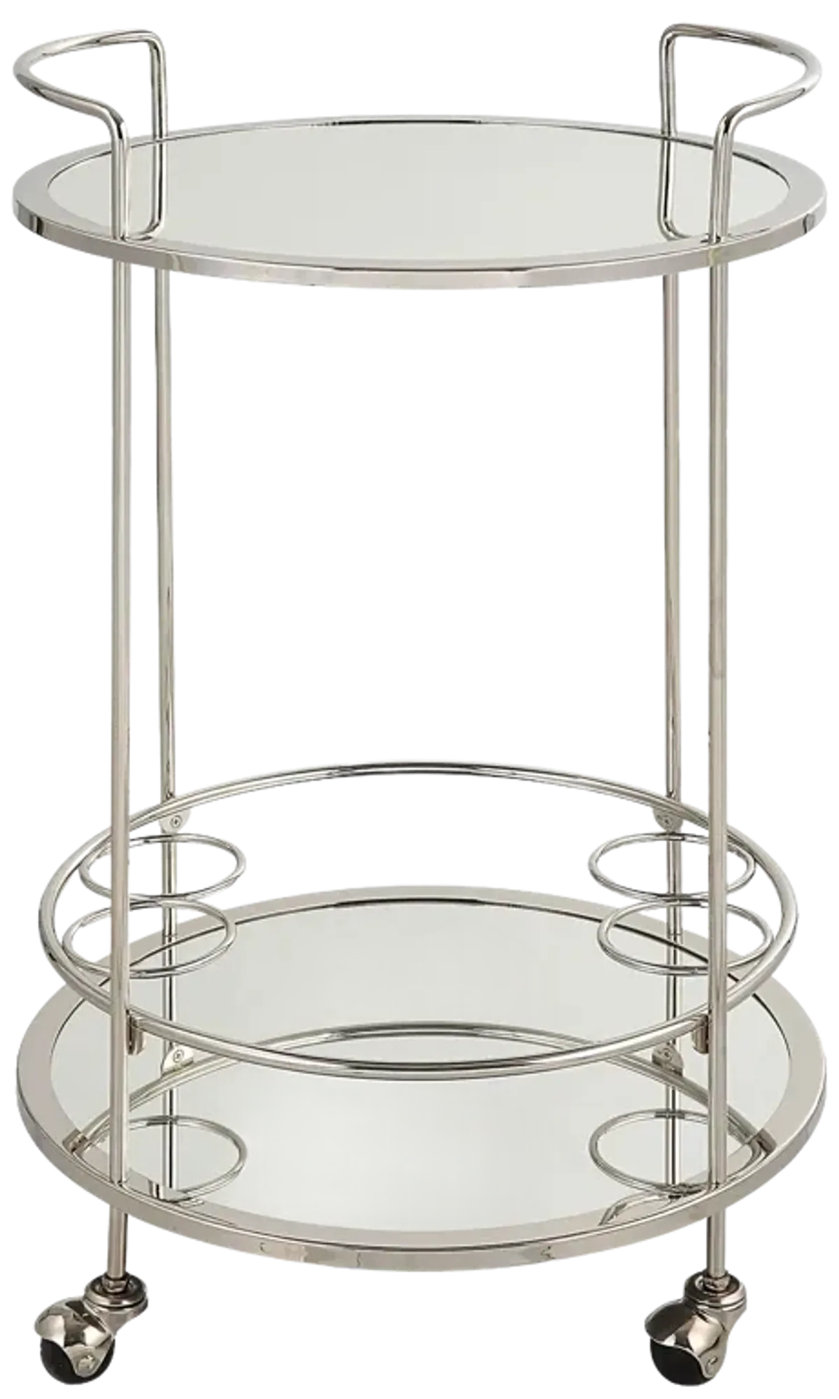 Spritz Chrome Bar Cart