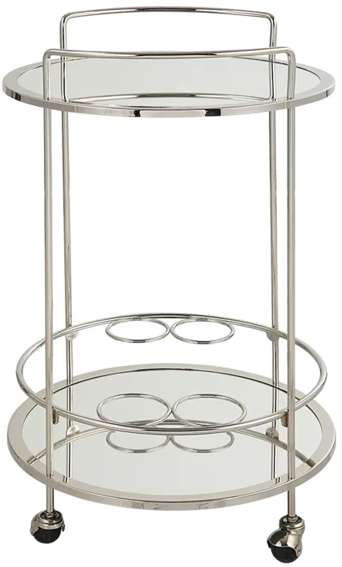 Spritz Chrome Bar Cart