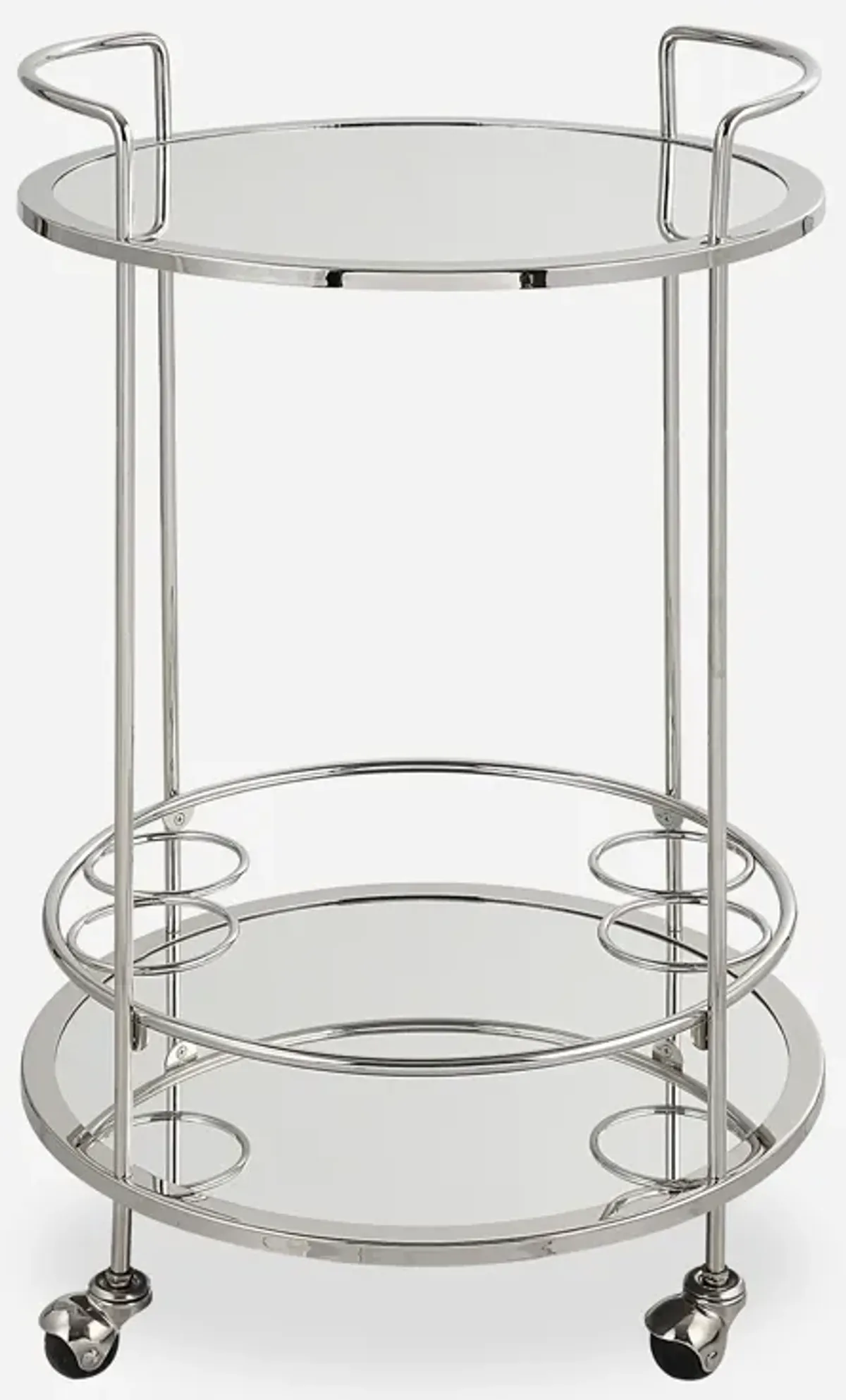 Spritz Chrome Bar Cart