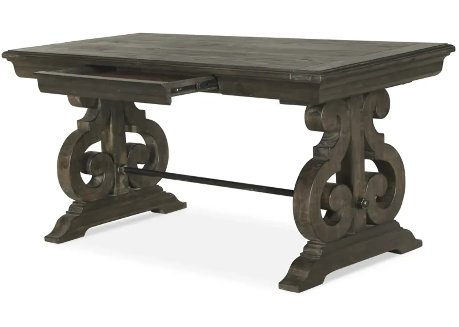 Bellamy Writing Desk in Weathered Peppercorn