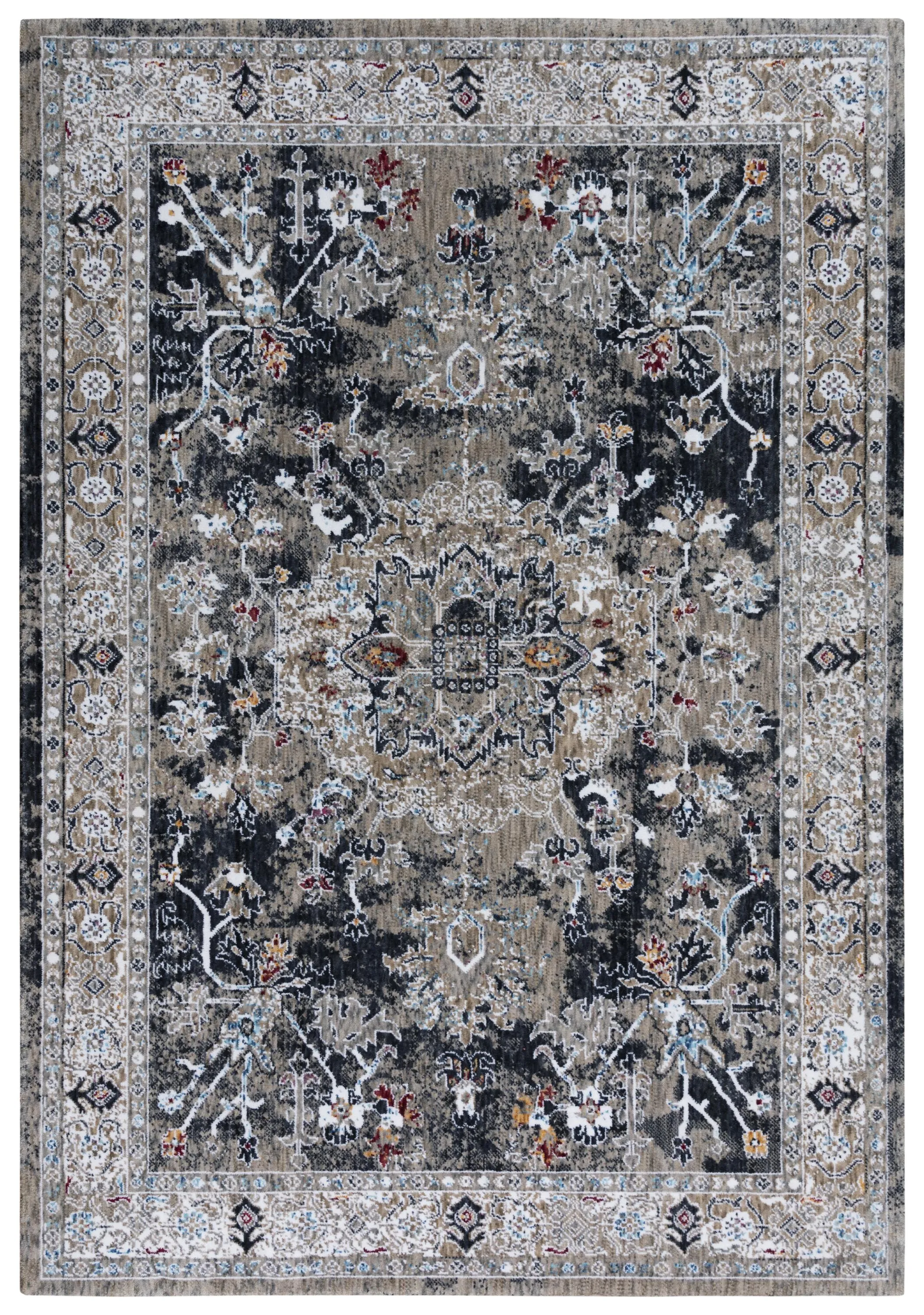 Signature Dk. Gray  Recycled Polyester 8' x 10' Rectangle Rug