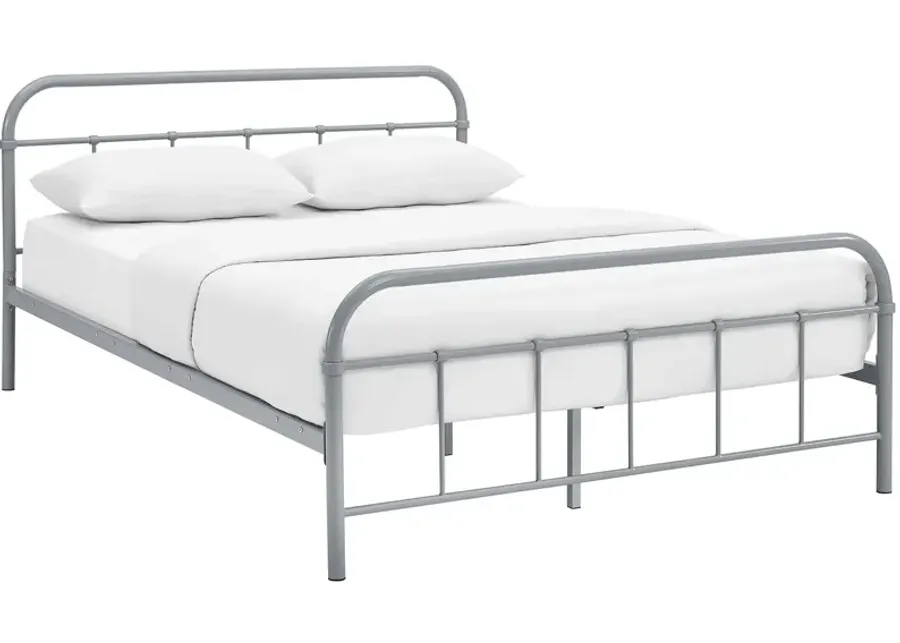 Maisie Full Stainless Steel Bed Frame