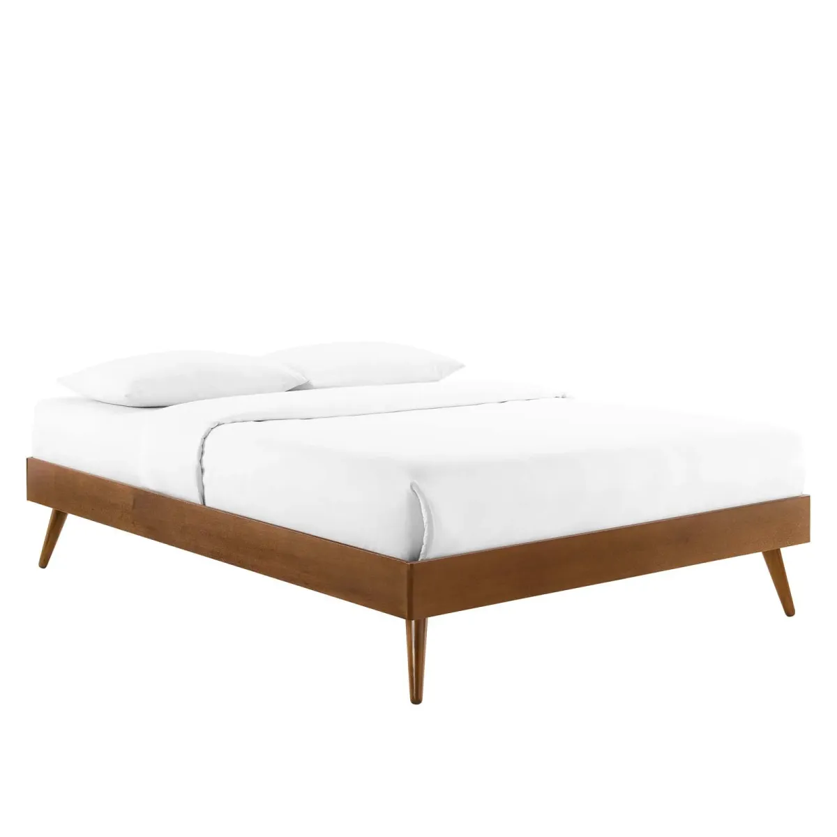 Margo King Wood Platform Bed Frame