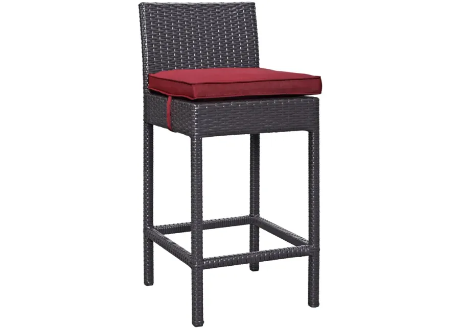 Convene Outdoor Patio Fabric Bar Stool