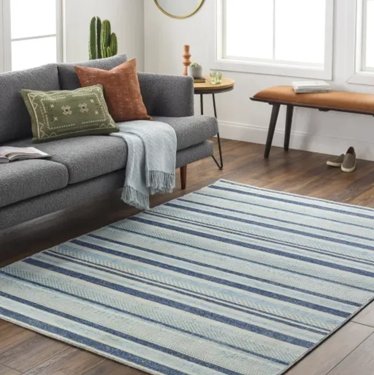 Bodrum BDM-2341 6'11" x 9' Machine Woven Rug