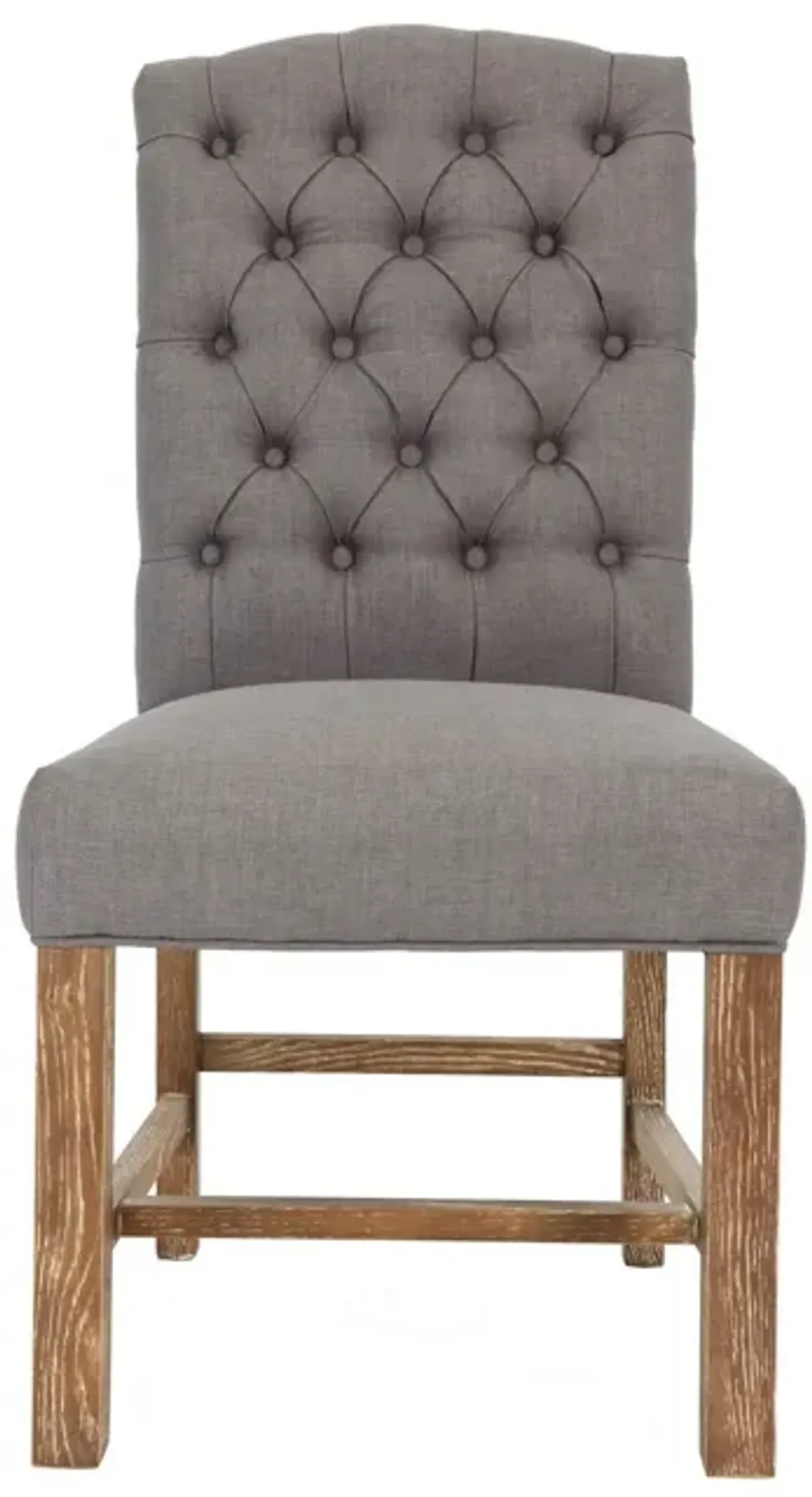 York Dining Chair - Charcoal Grey & Natural Legs