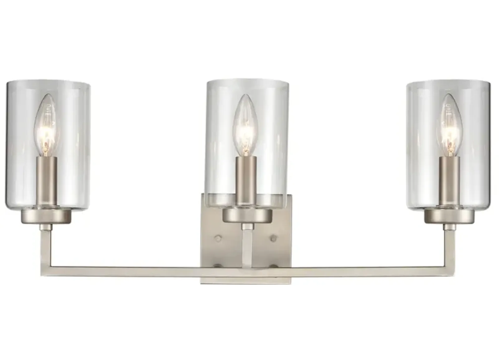 West End 23" Wide 3-Light Vanity Light - Brushed Nickel