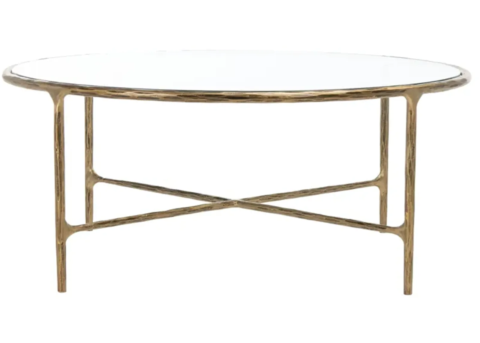 Jessa Round Metal Coffee Table