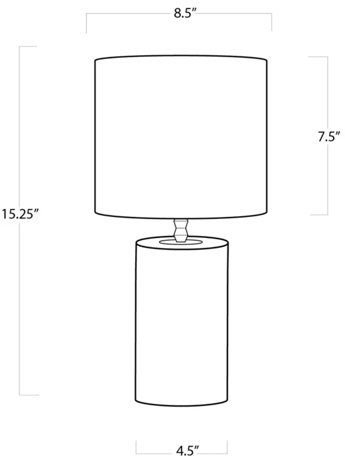 Juliet Crystal Table Lamp Small