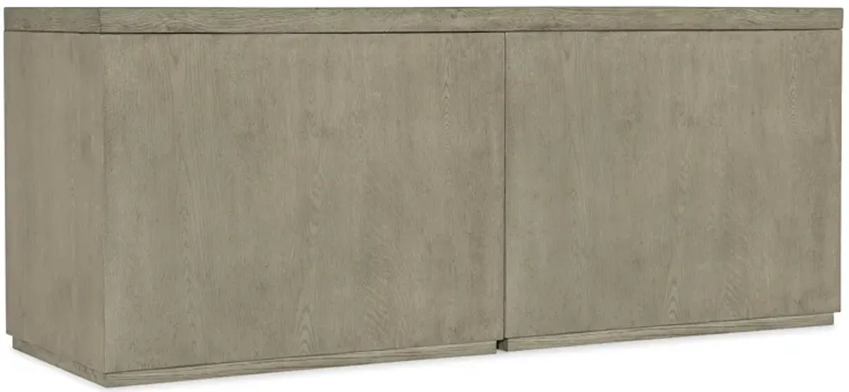 Linville Falls 72" Credenza with Two Open Desk Cabinets