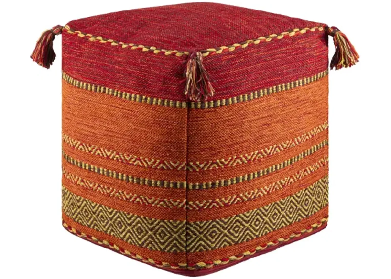 Trenza 18"H x 18"W x 18"D Pouf