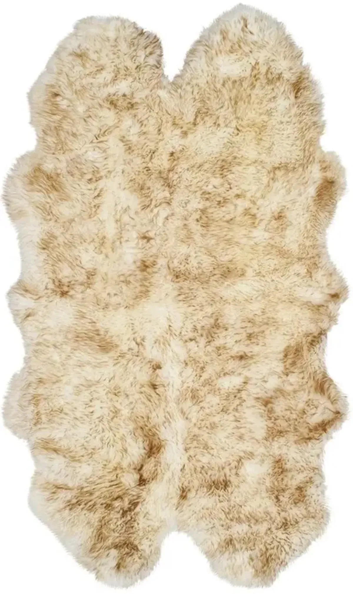 SHEEP SKIN 121 Yellow 3'-7' x 6'-0' Small Rectangle Rug