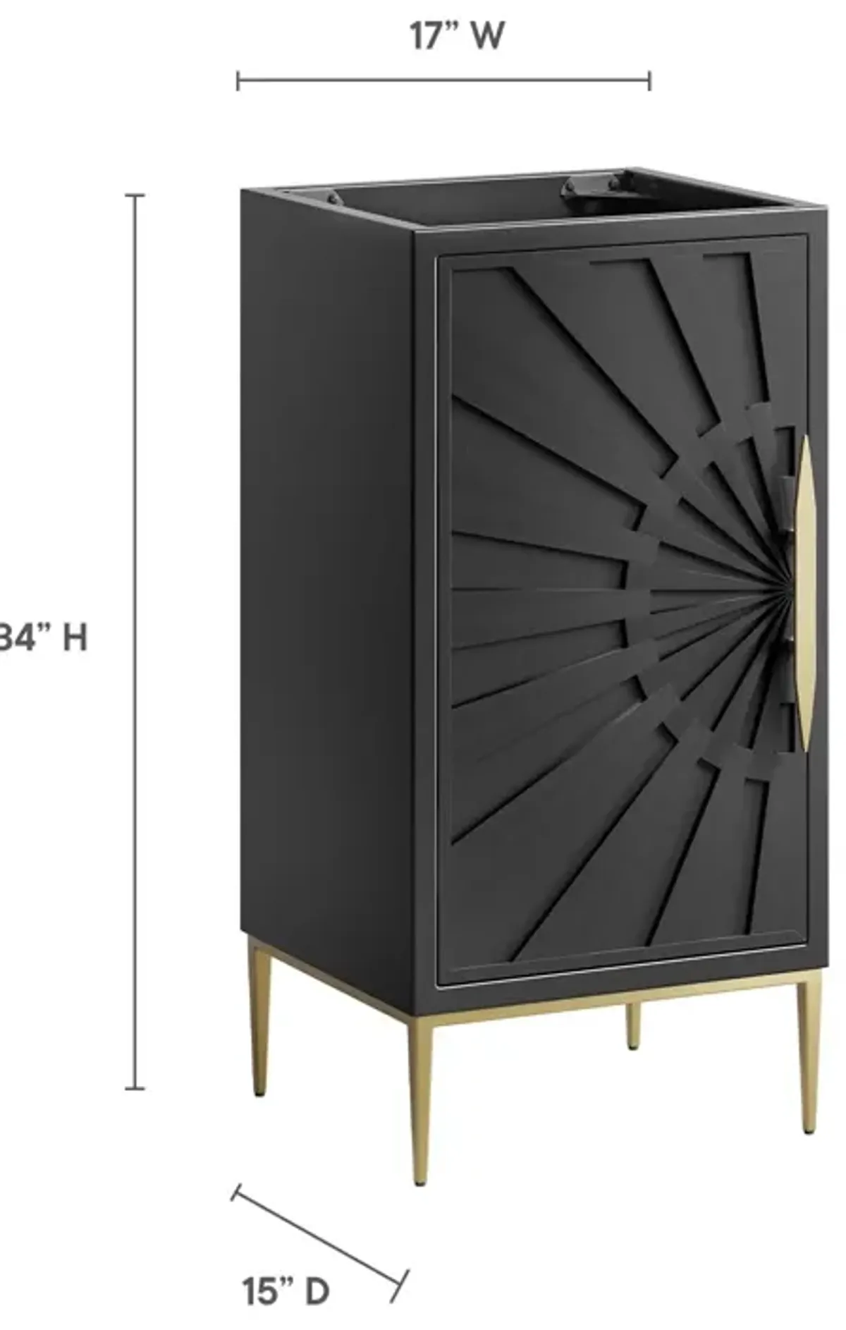 Awaken 18" Bathroom Vanity Cabinet