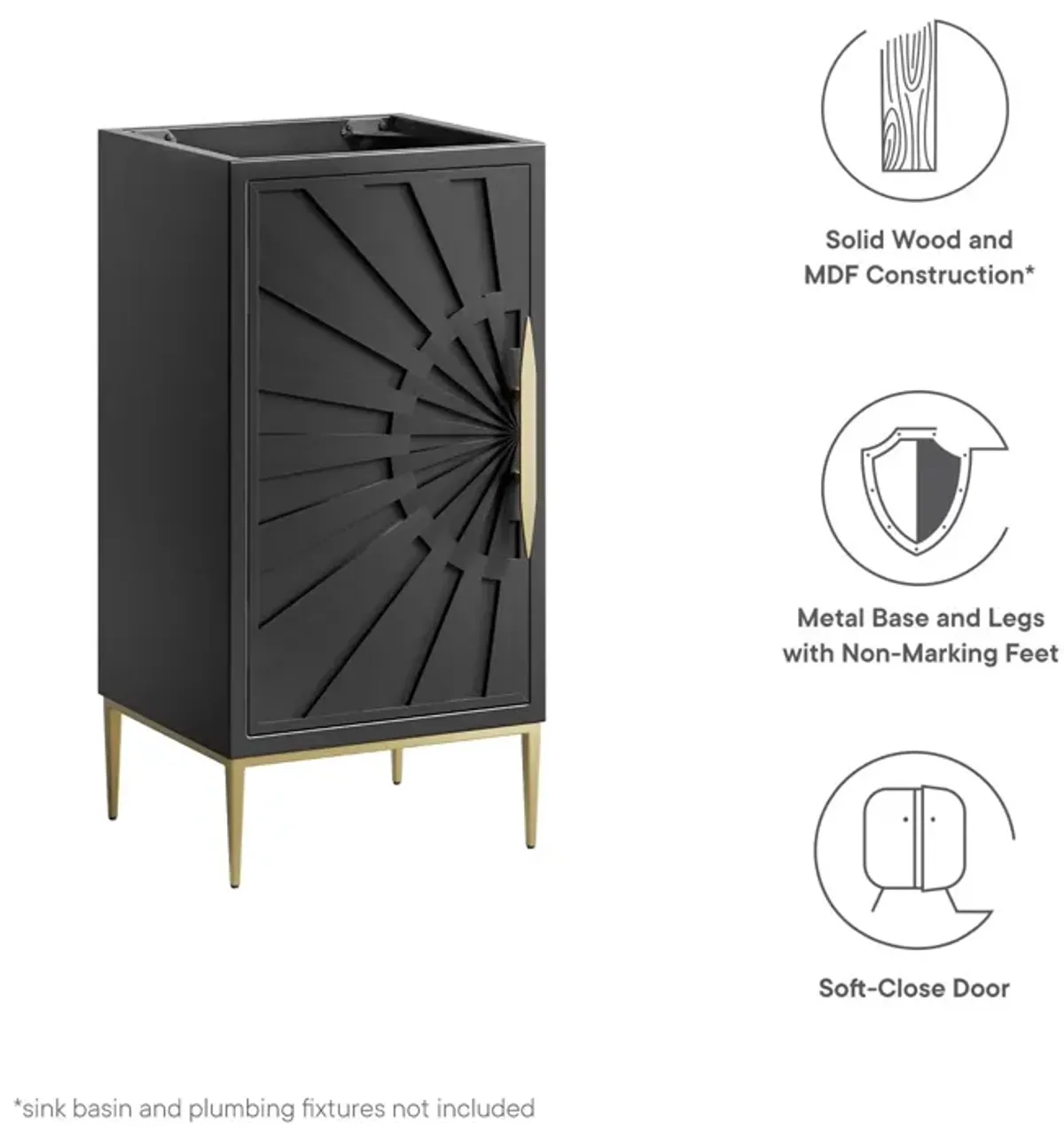 Awaken 18" Bathroom Vanity Cabinet