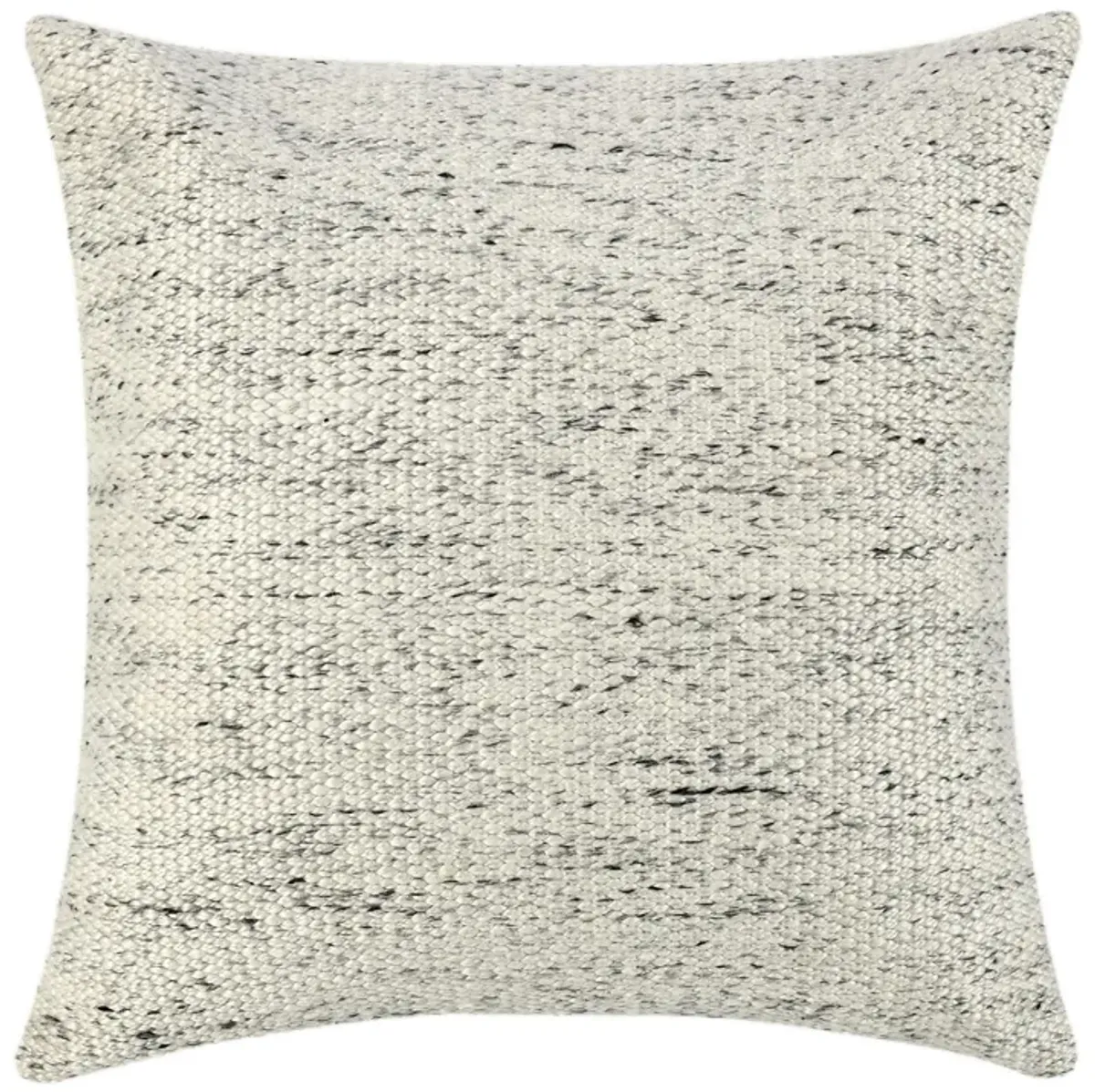 Stella 26" Recycled Fabric Fabric Throw Pillow, Ivory