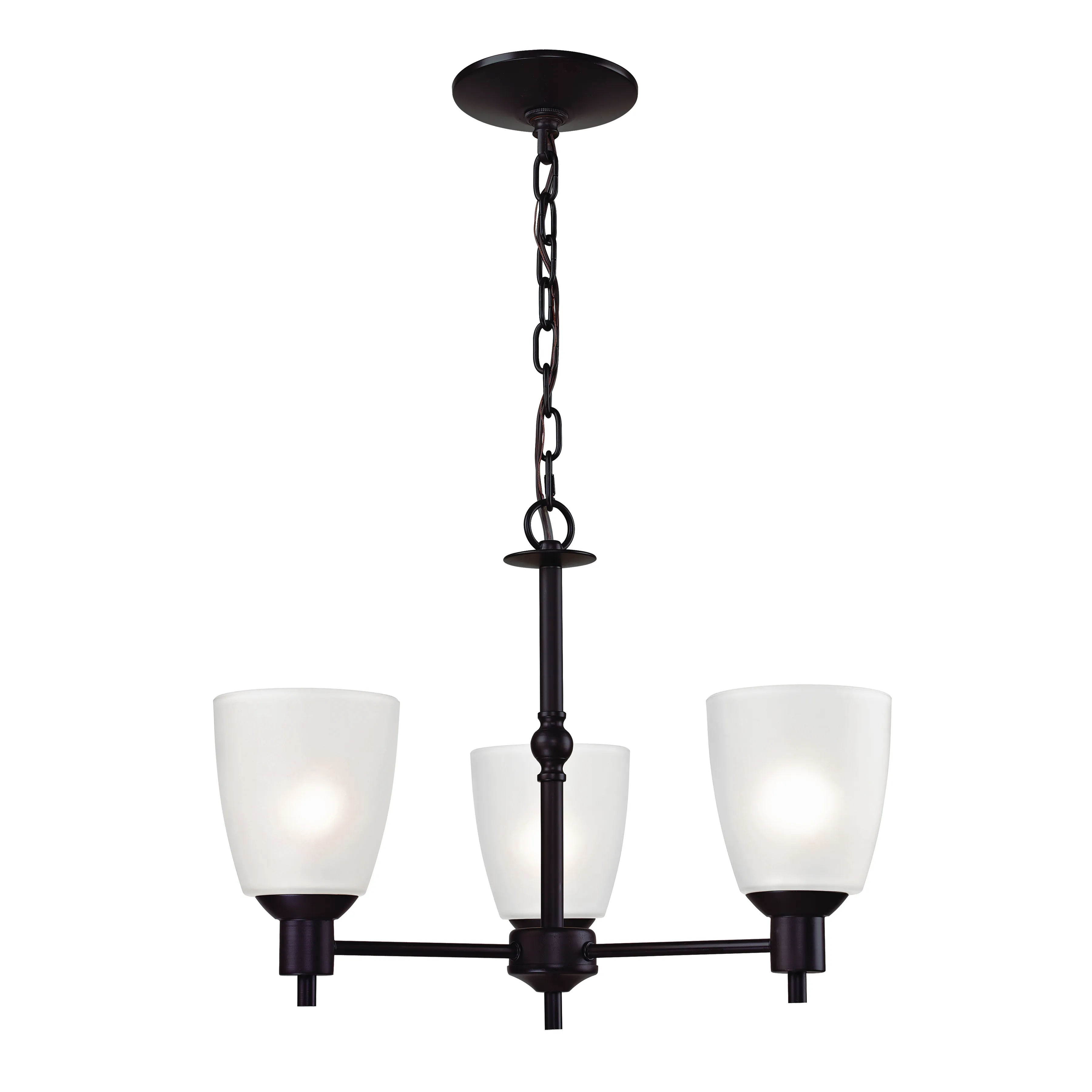 Jackson 20" Wide 3-Light Chandelier - Oil Rubbed Bronze