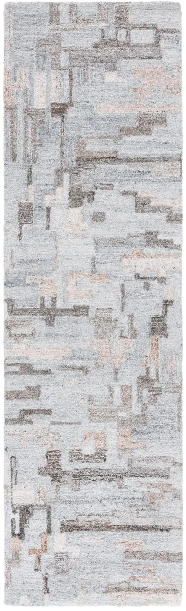 ABSTRACT Hand Tufted 2'-3' x 8' runner