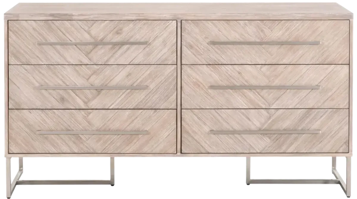 Mosaic 6-Drawer Double Dresser