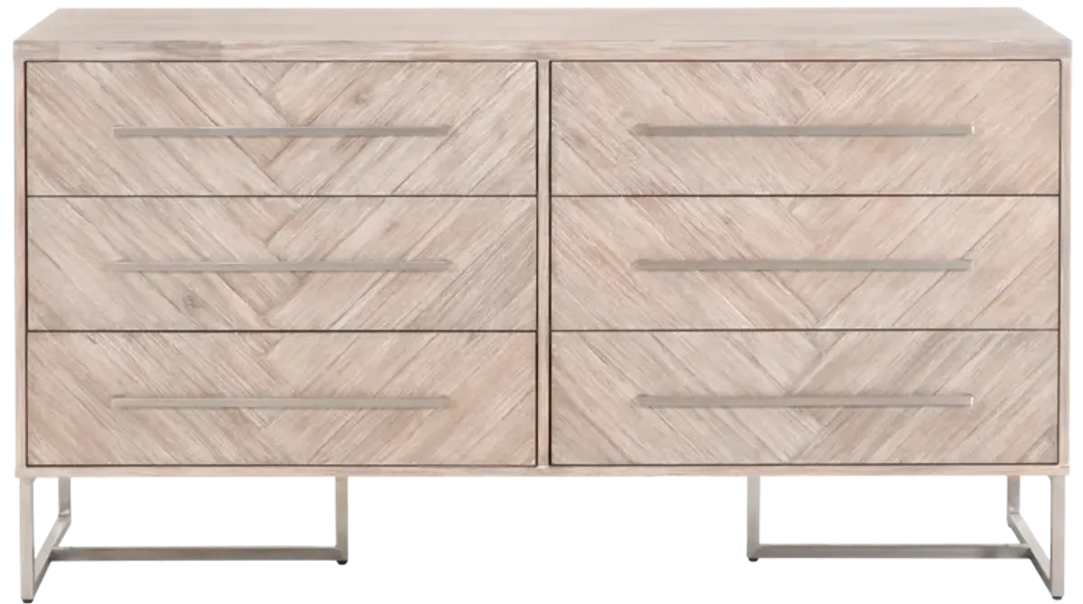 Mosaic 6-Drawer Double Dresser