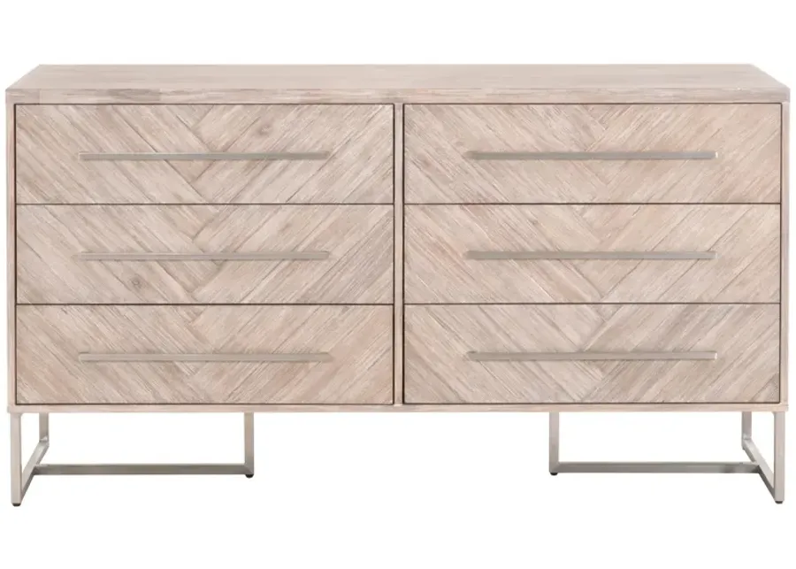 Mosaic 6-Drawer Double Dresser