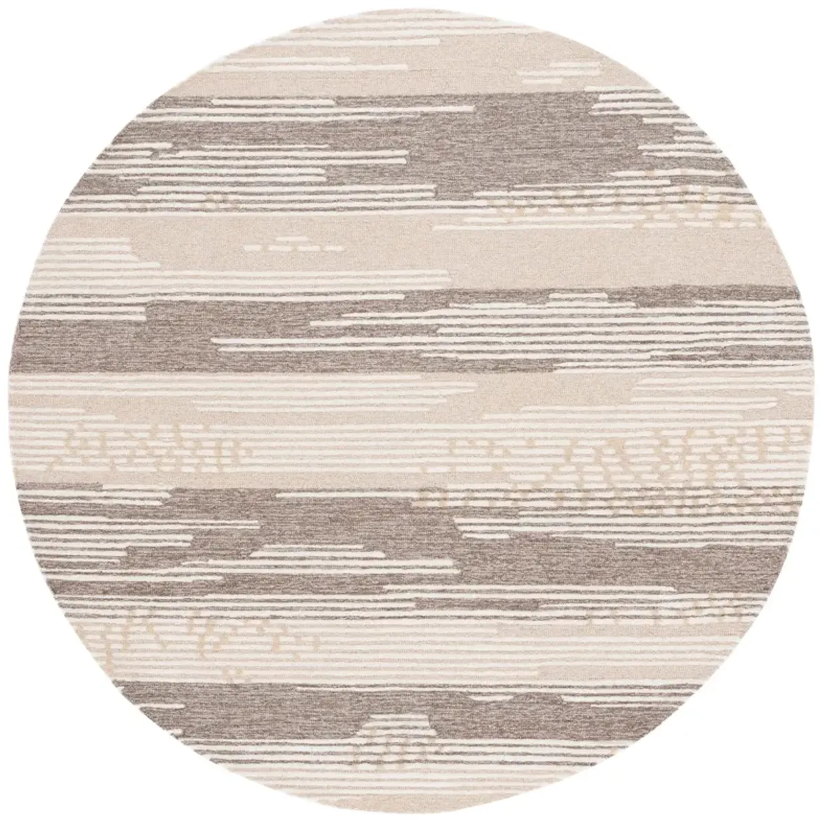 MARTHA STEWART Hand Tufted 6' x 6' Round area rug
