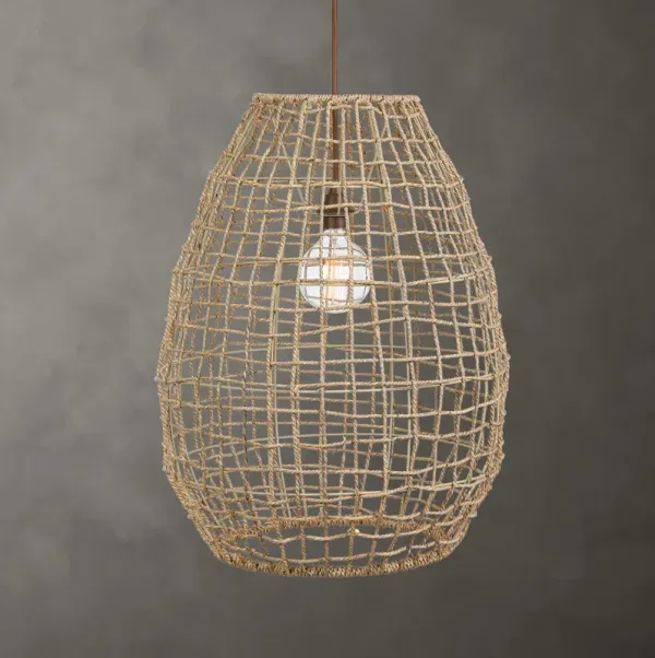 Cross Weave 1 Light Pendant