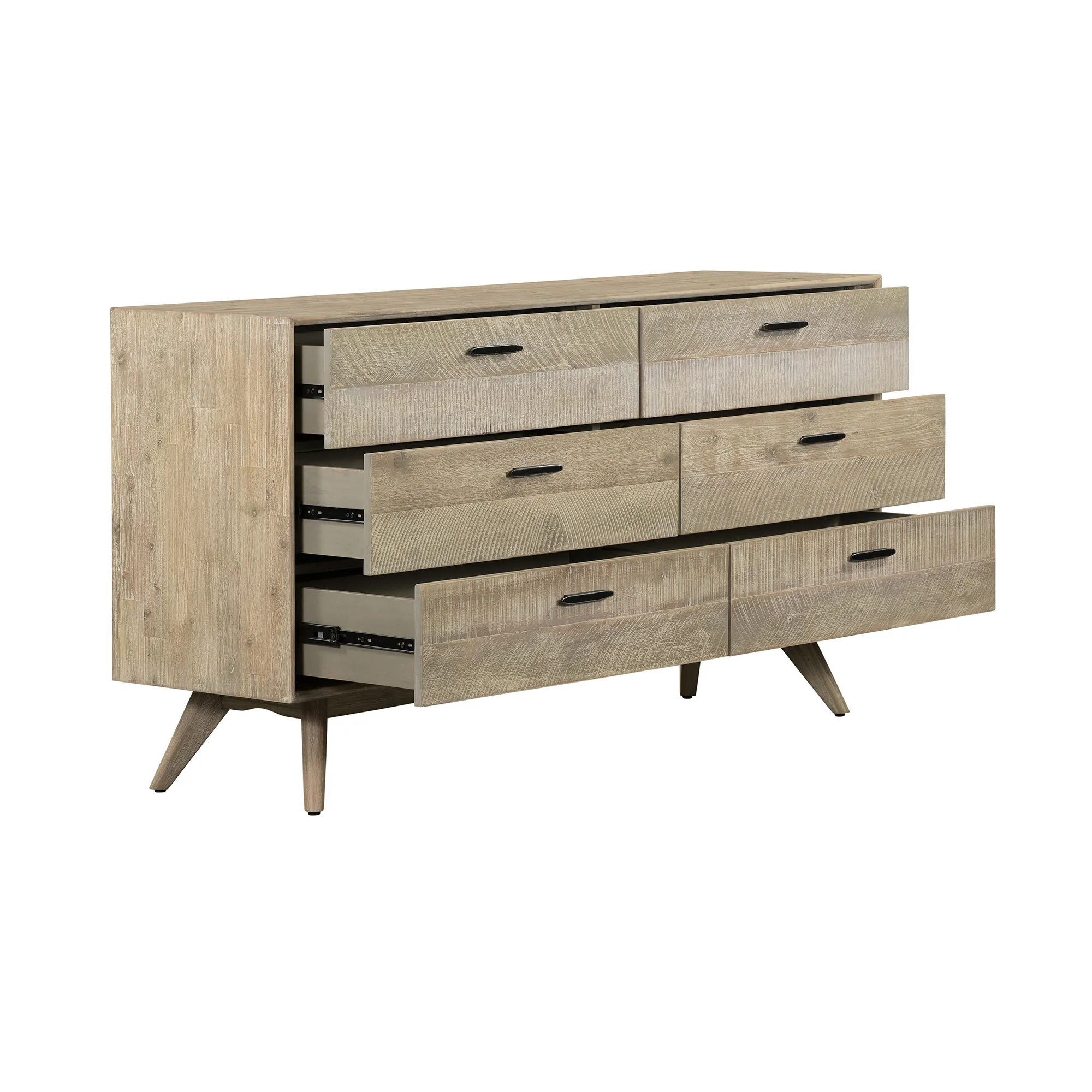 Baly Acacia 6-Drawer Dresser