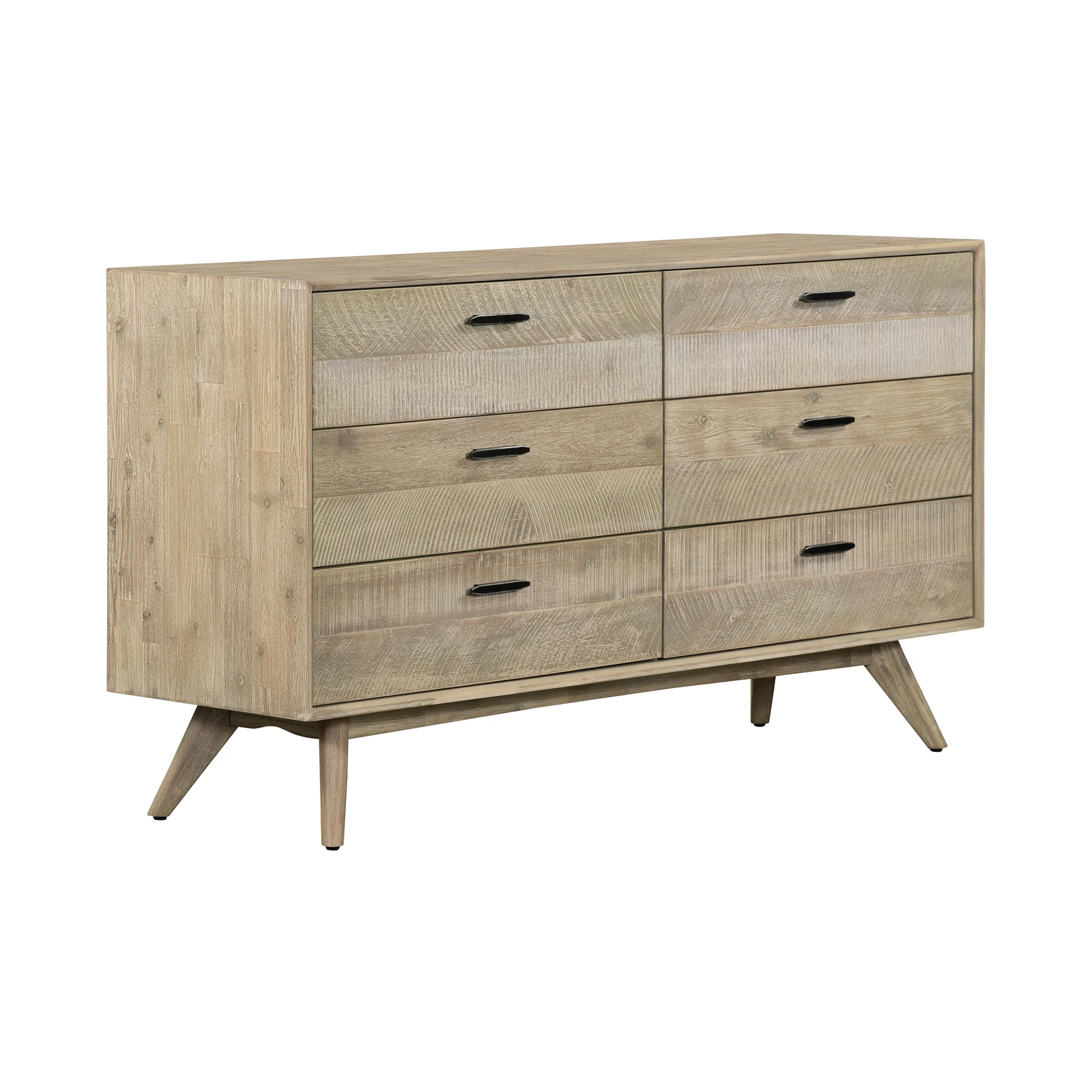 Baly Acacia 6-Drawer Dresser