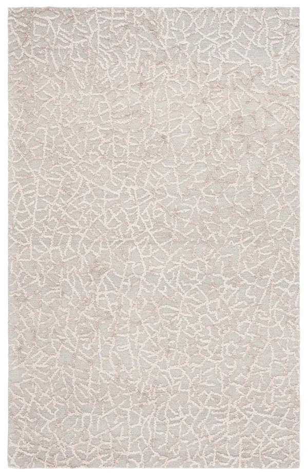 ABSTRACT Hand Tufted 6' x 9' area rug