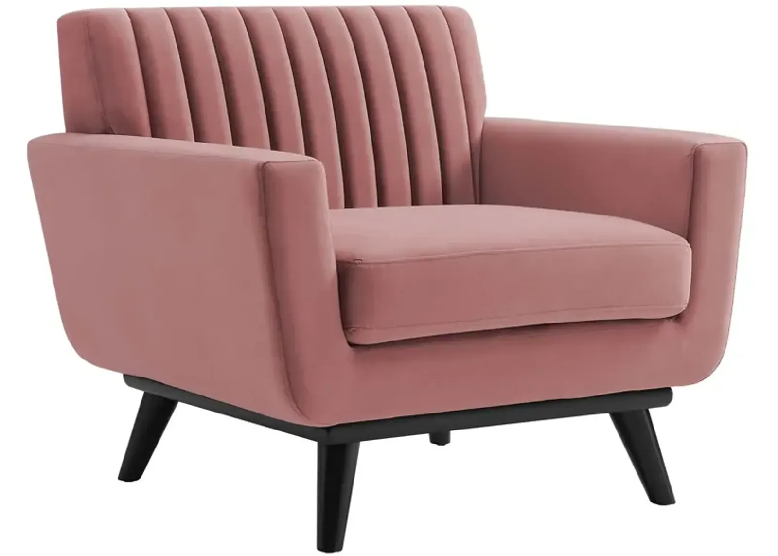 Engage Channel Tufted Performance Velvet Armchair