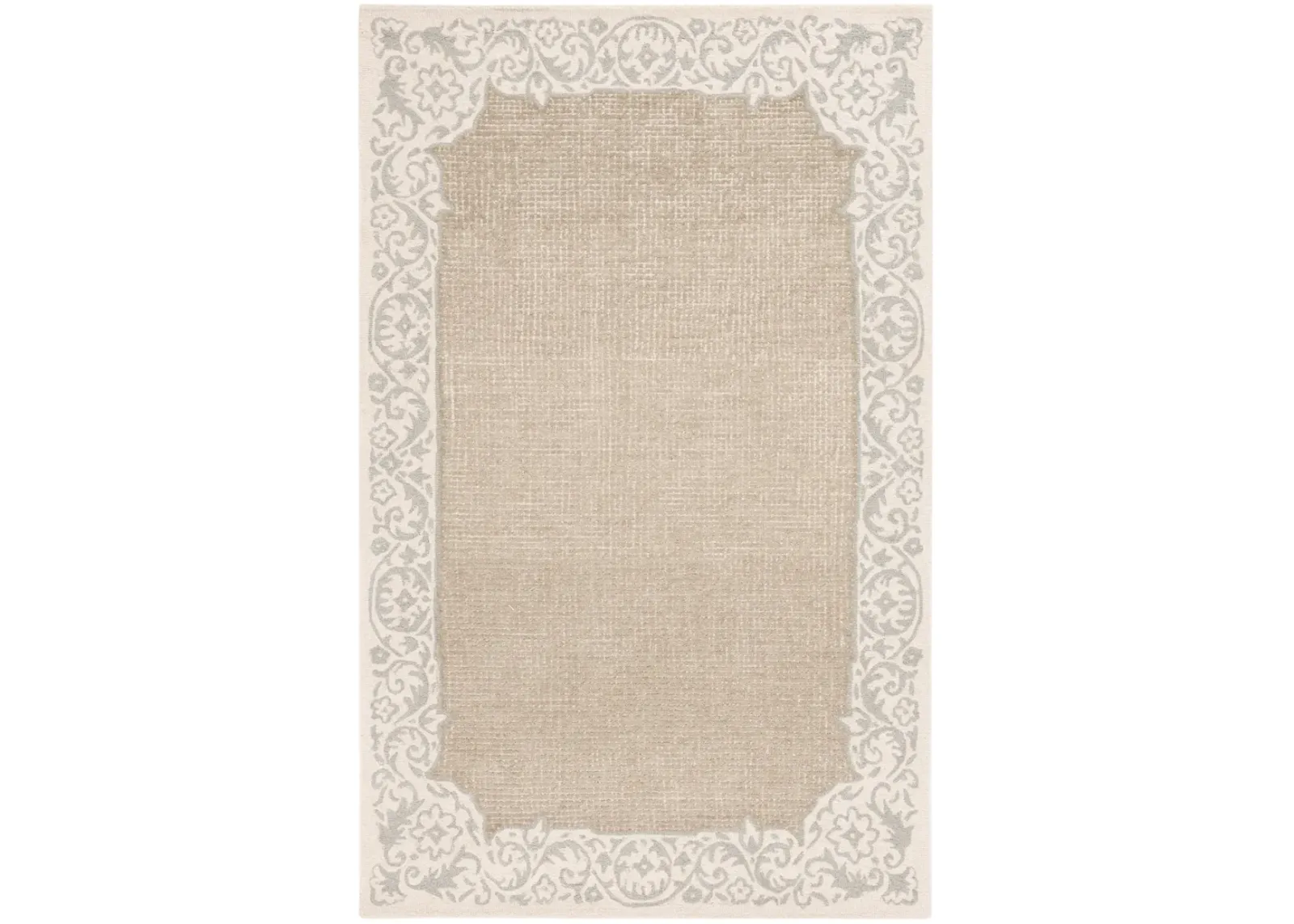 EBONY 654 BEIGE  4' x 6' Small Rectangle Rug