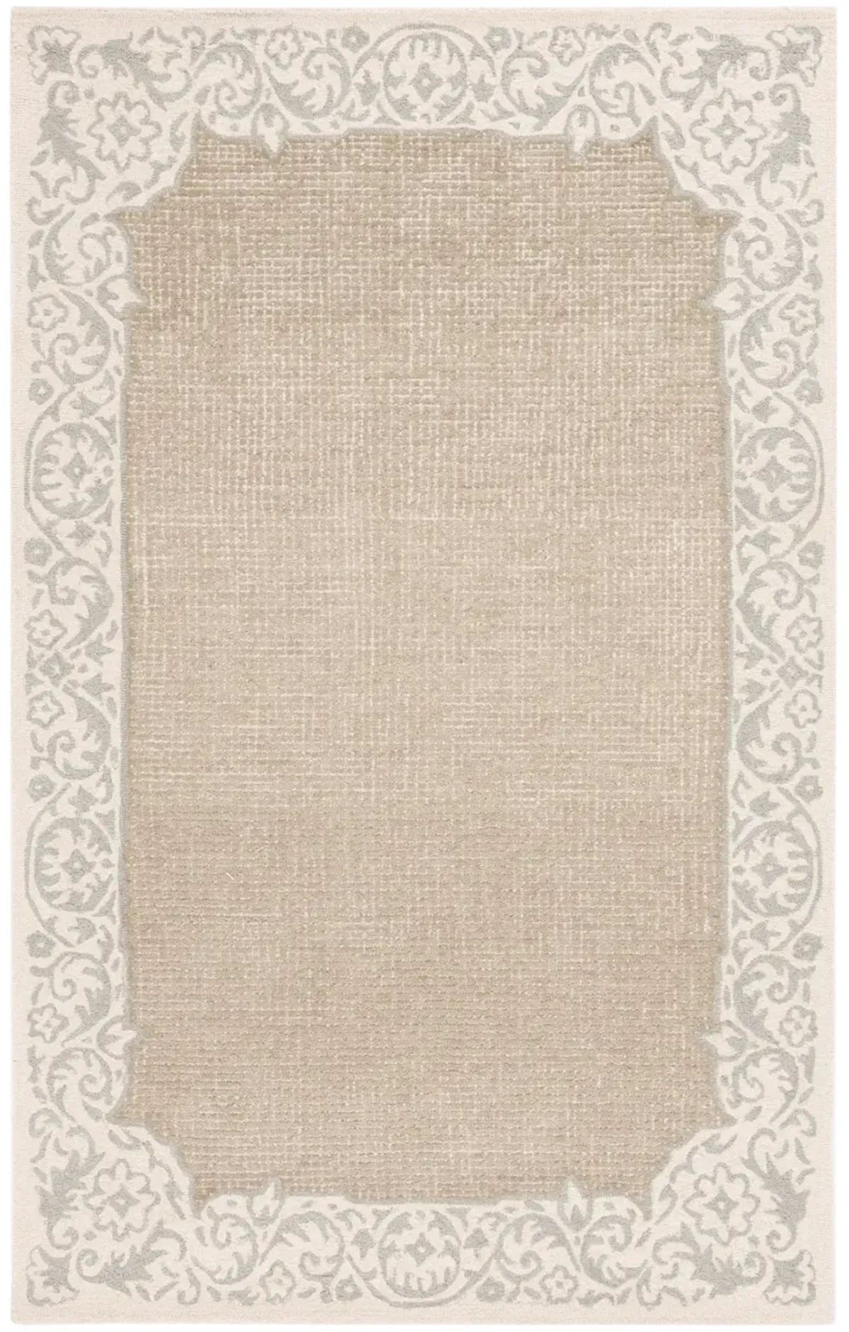 EBONY 654 BEIGE  4' x 6' Small Rectangle Rug