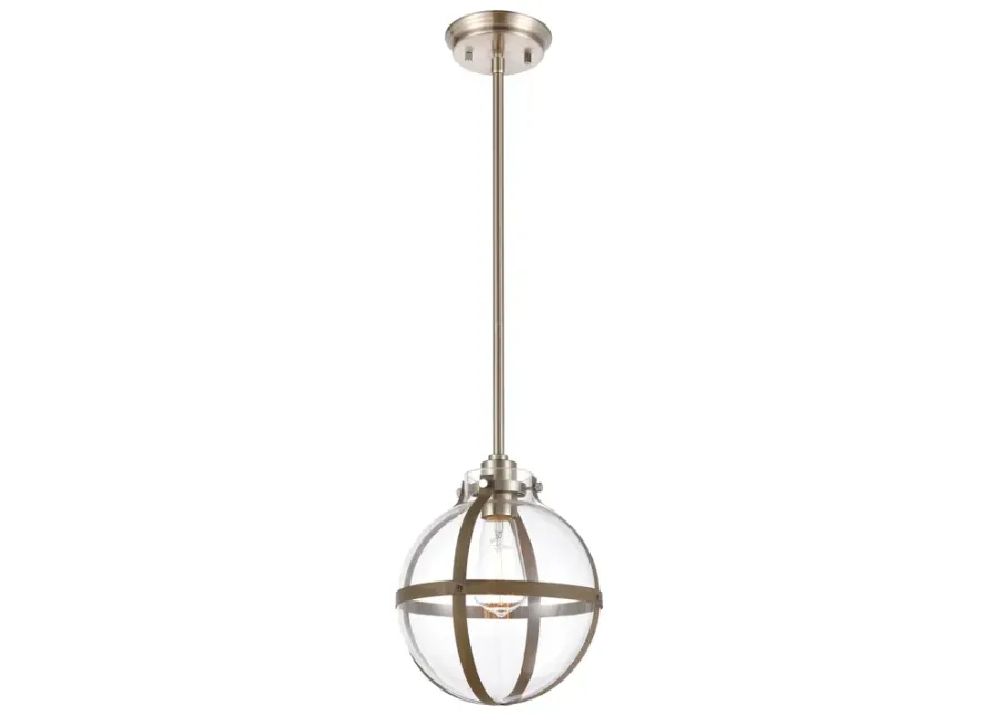 Cusp 9" Wide 1-Light Mini Pendant - Light Wood