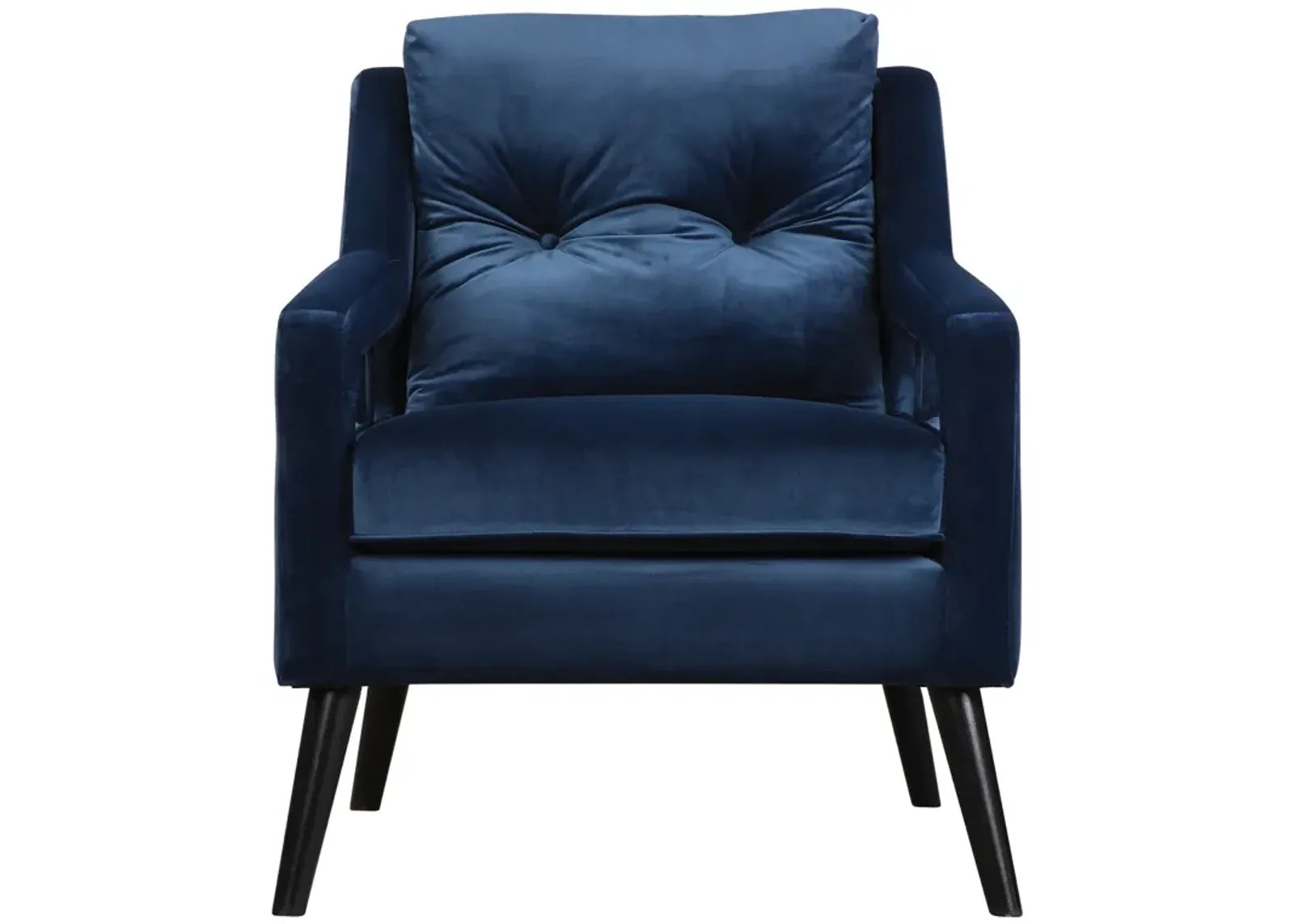 O'Brien Blue Velvet Armchair