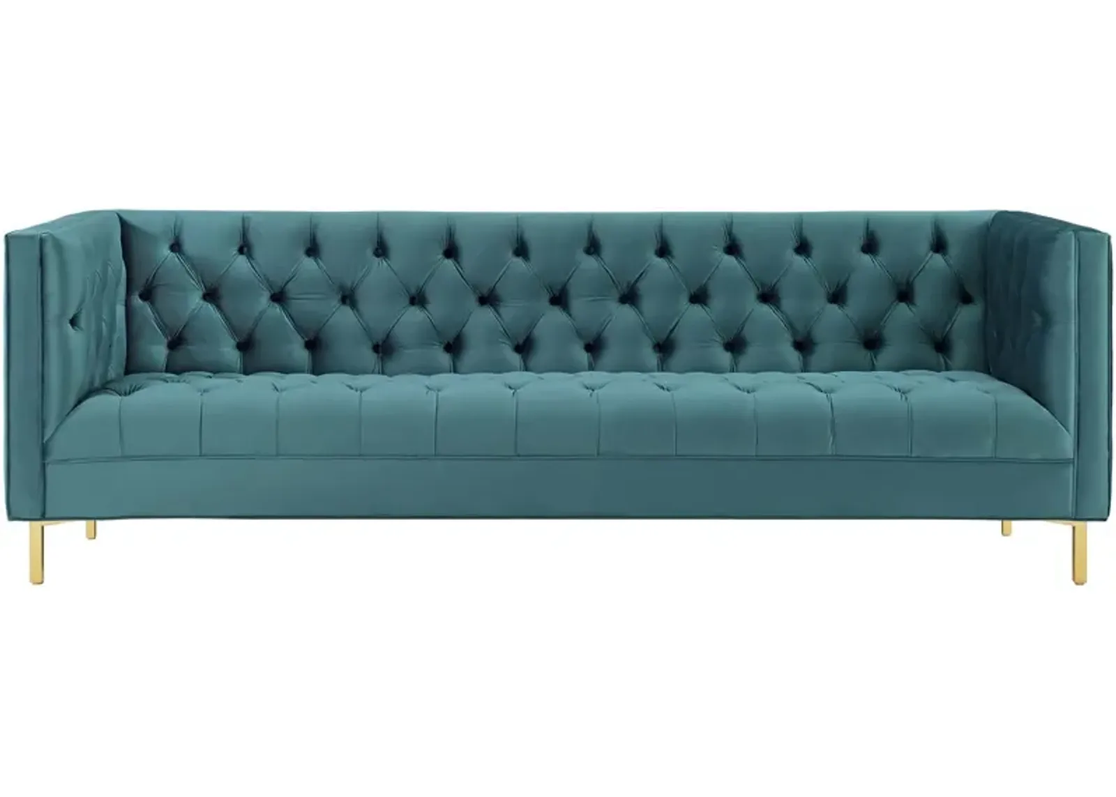 Delight Tufted Button Performance Velvet Sofa