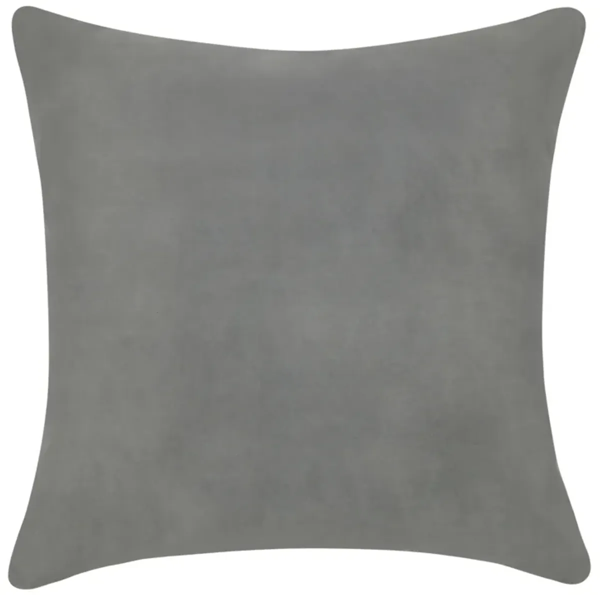 Stella 26" Recycled Fabric Fabric Throw Pillow, Gray