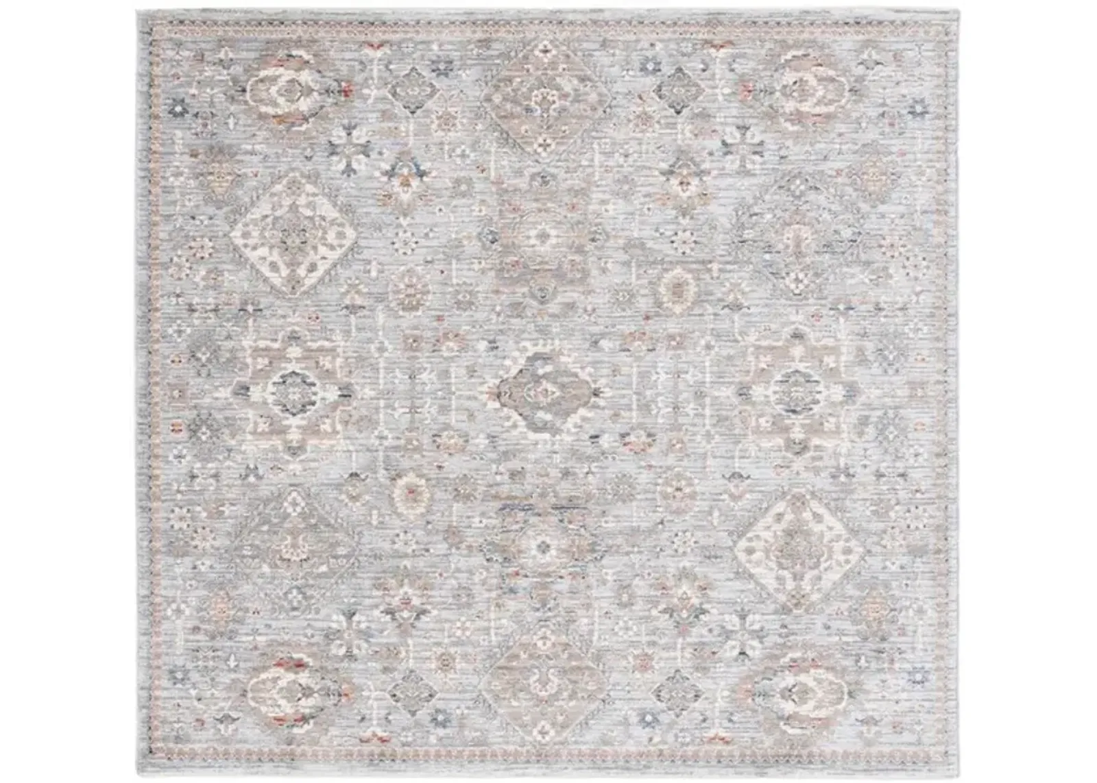 HARLOW 164 Grey  6'-3' X 6'-3' Square Square Rug