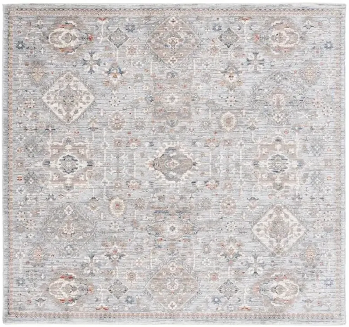 HARLOW 164 Grey  6'-3' X 6'-3' Square Square Rug