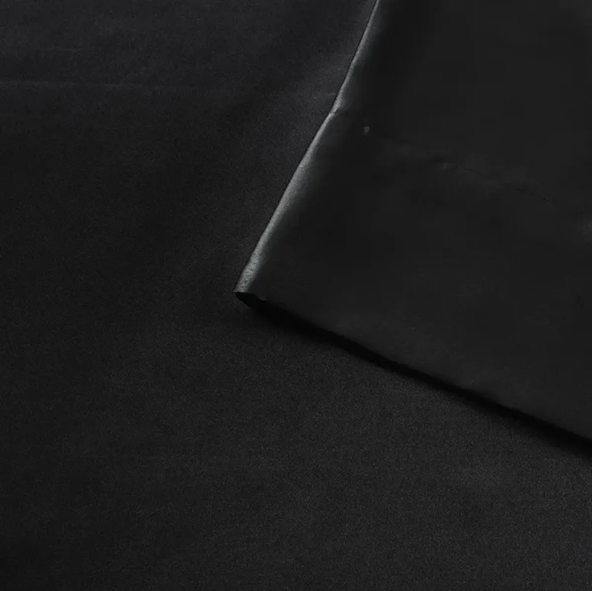 Madison Park Essentials Satin Black Luxury 6 PC Sheet Set